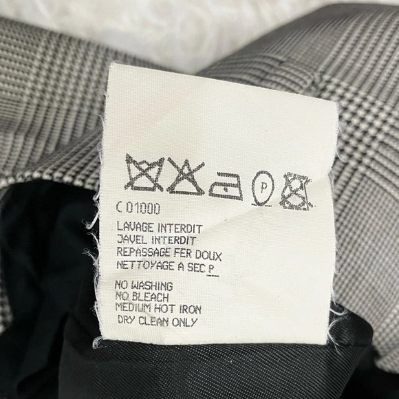 Yves Saint Laurent Prince of Wales Plaid Trouser Pants - Picture 9 of 12